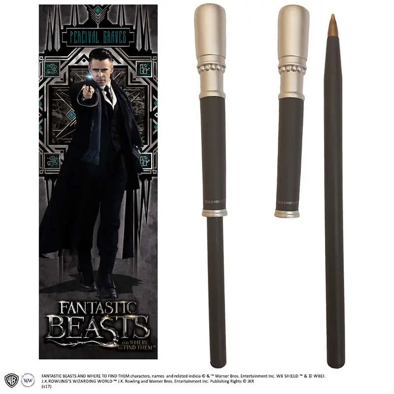 FB PERCIVAL GRAVES Bolígrafo AND BOOKMARK Frikytopia