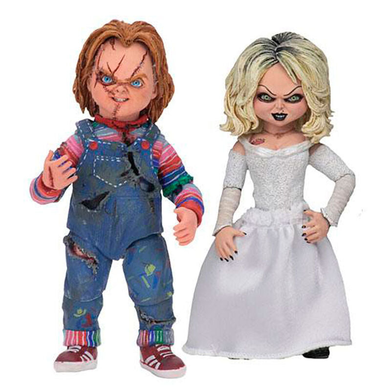 Figuras Chucky & Tiffany La Novia de Chucky 10cm Frikytopia