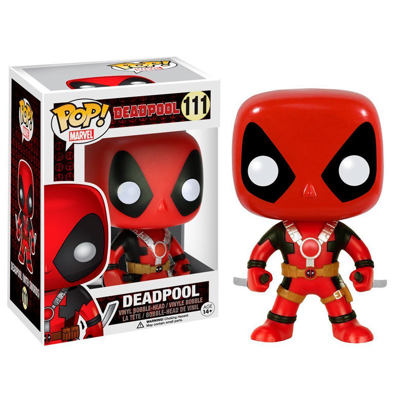 Marvel Comics POP! Vinyl Cabezón Deadpool Two Swords 10 cm Frikytopia