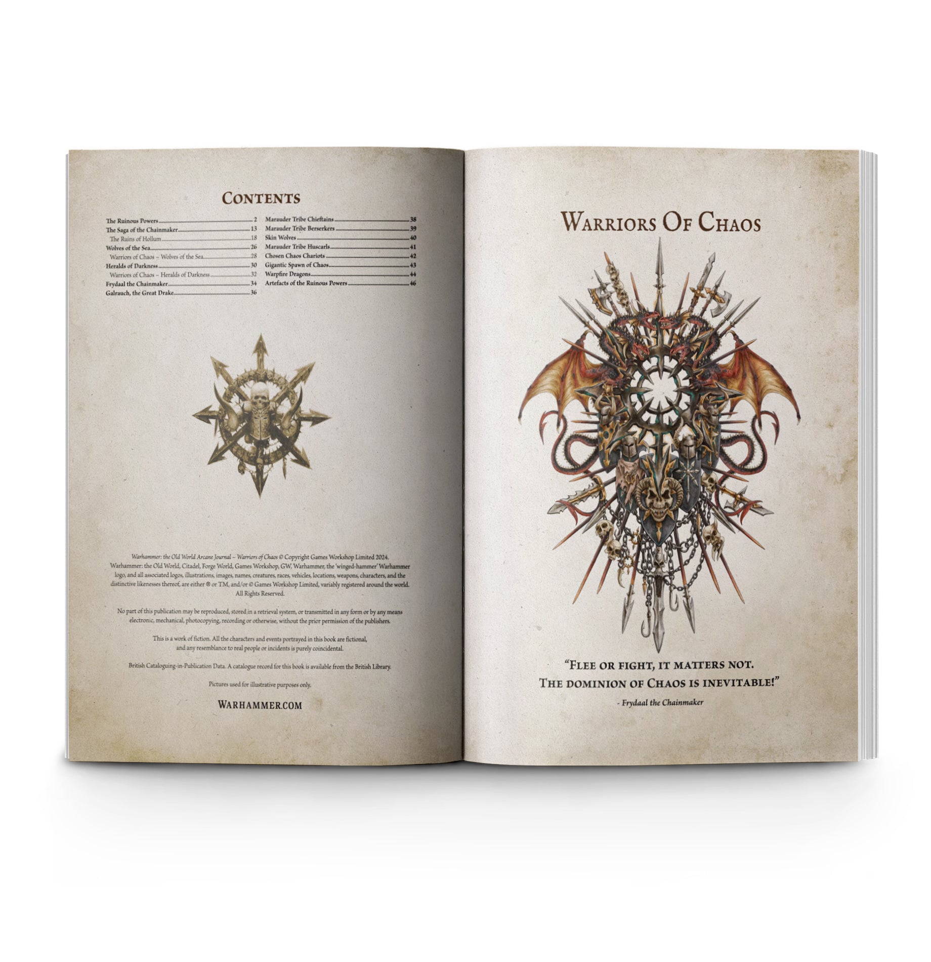 ARCANE JOURNAL: WARRIORS OF CHAOS