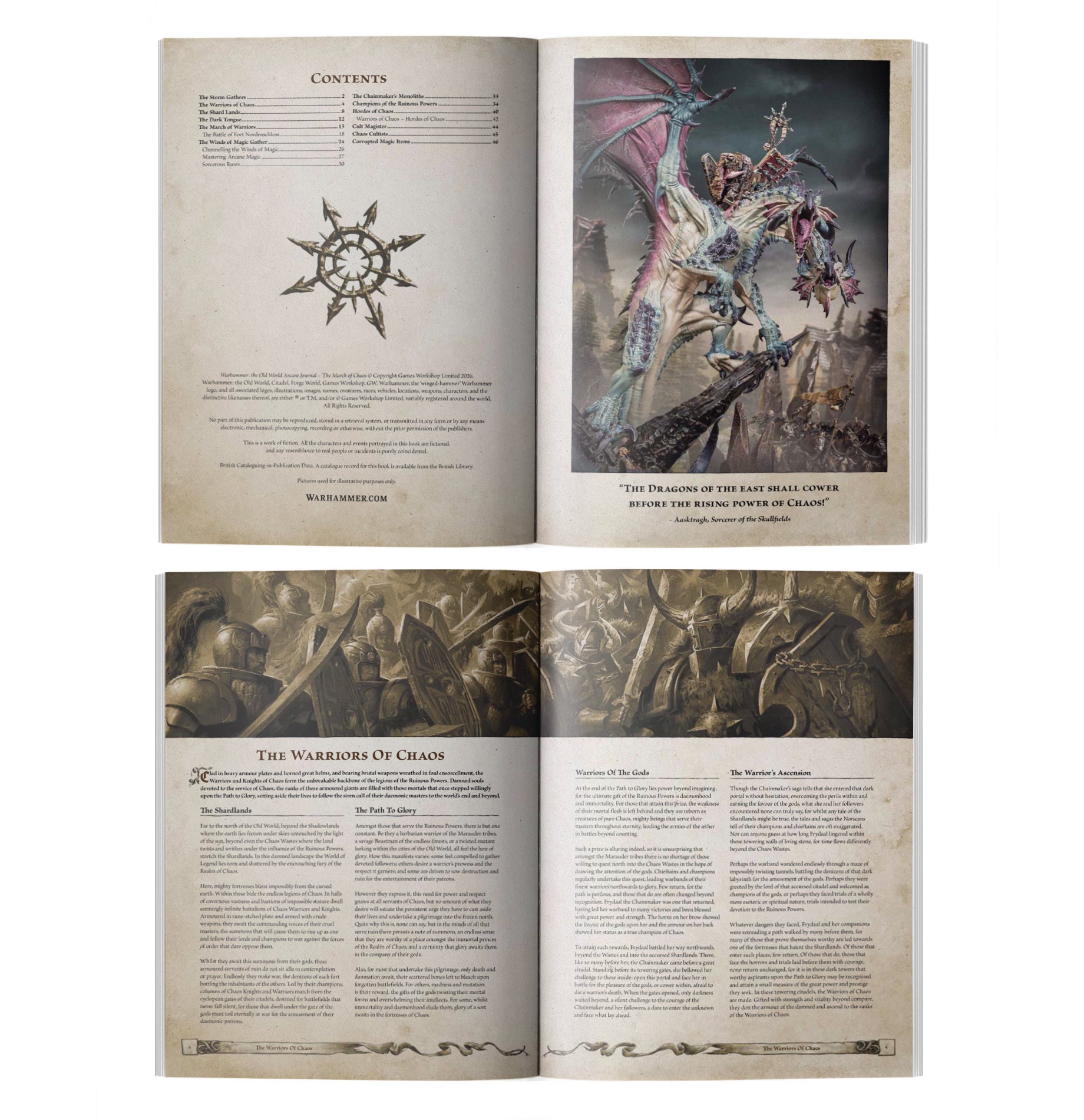Arcane Journal: The March of Chaos (Inglés)