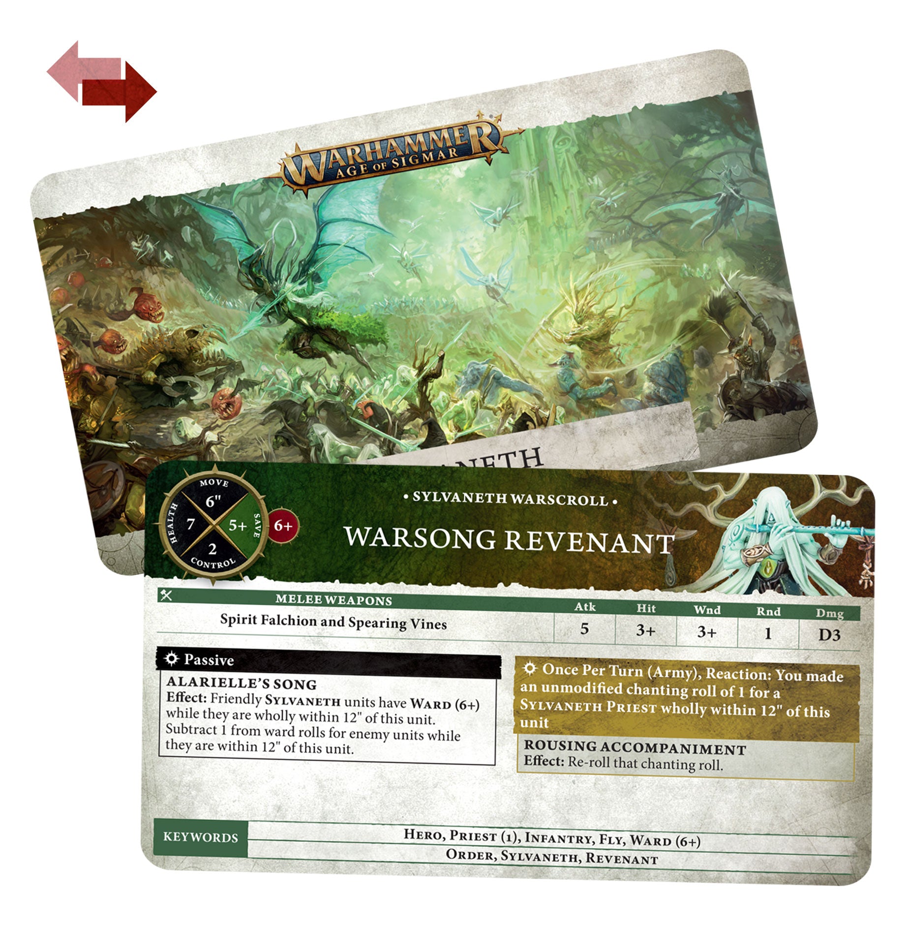 WARSCROLL CARDS: SYLVANETH (ENG)