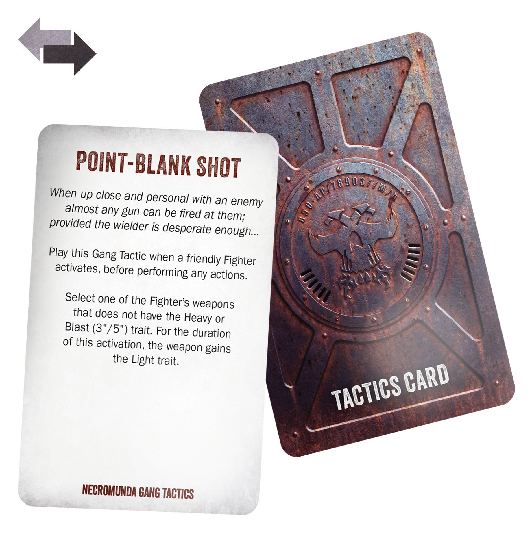 Necromunda Skirmish Core Gang Tactics Cards (Inglés)