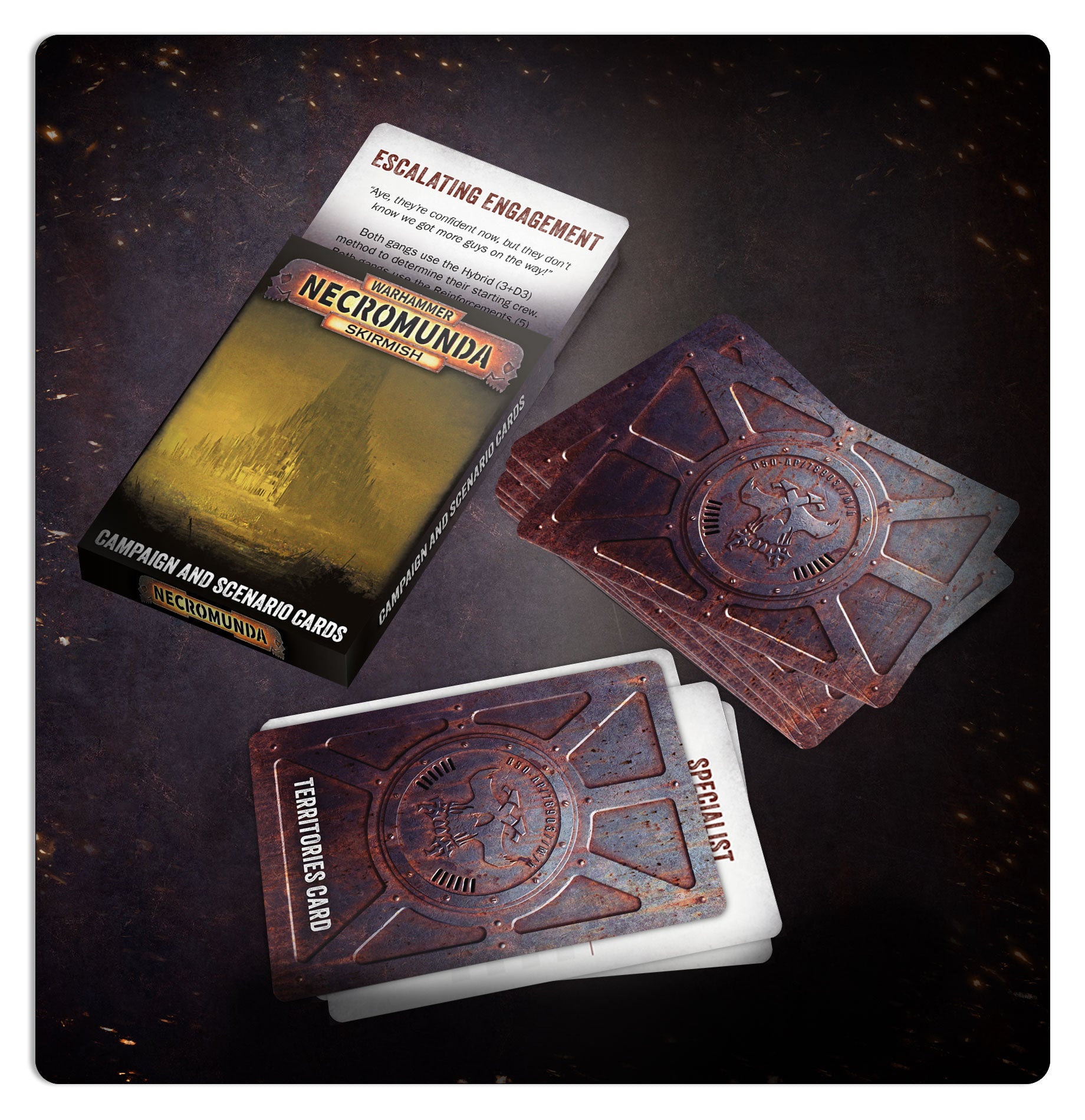 Necromunda Skirmish Campaign and Scenario Cards (Inglés)
