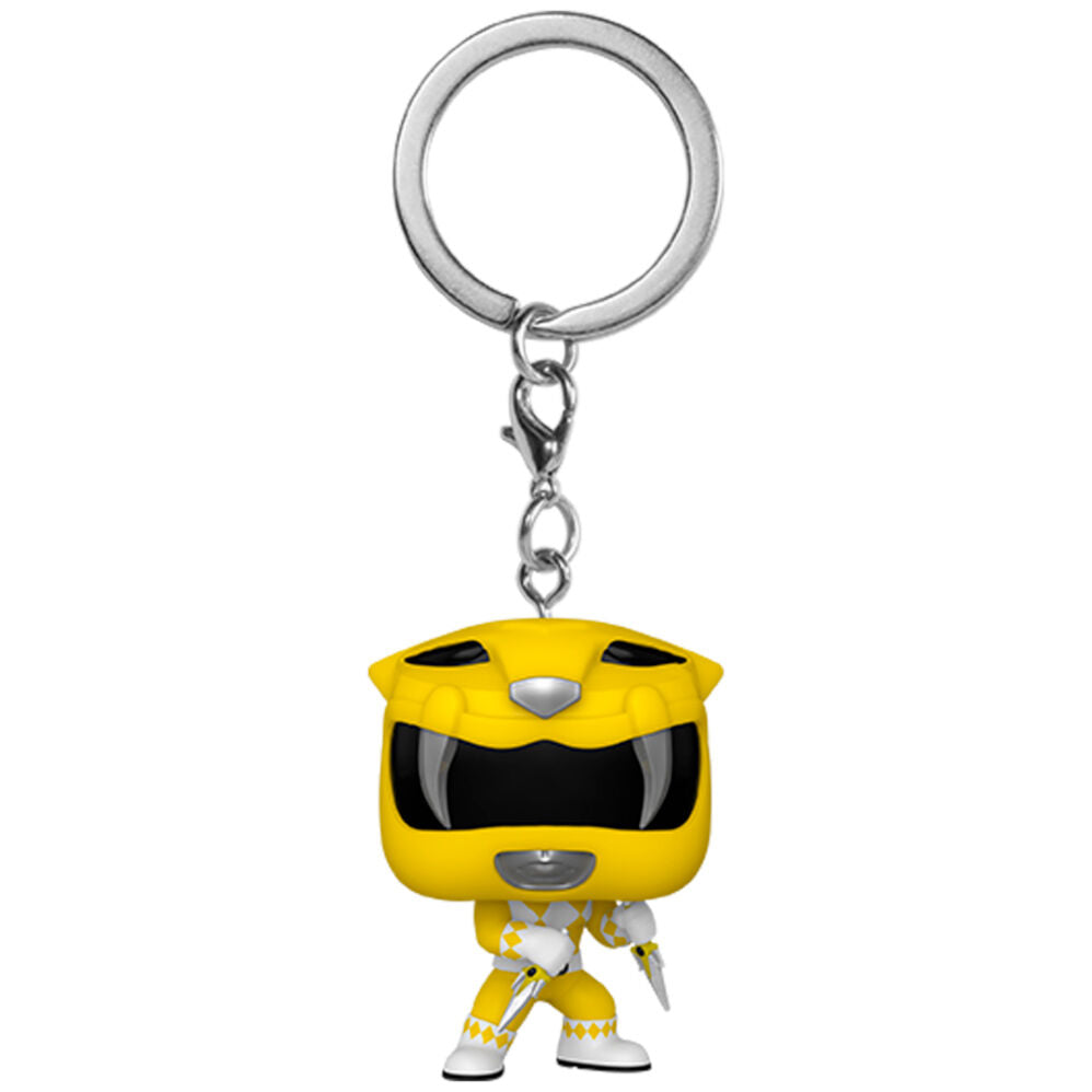 Llavero Pocket POP Power Rangers 30th Anniversary Yellow Ranger Frikytopia