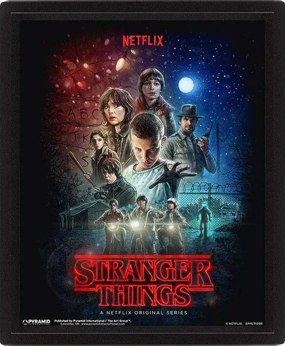 STRANGER THINGS Póster 3D LENTICULAR
