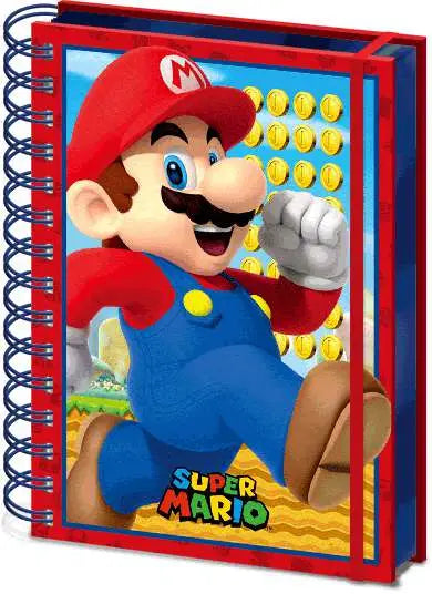 Cuaderno lenticular A5 Super Mario Nintendo