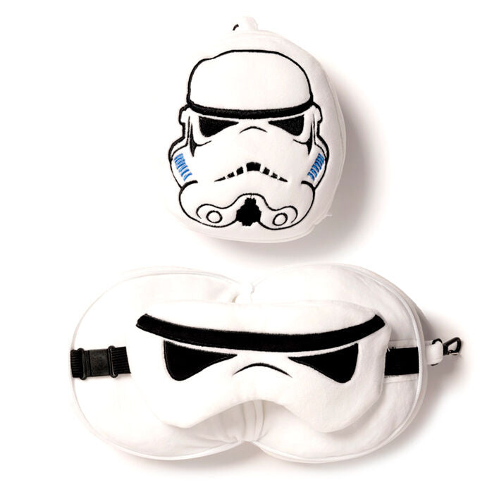 Almohada viaje antifaz Soldado Imperial Stormtrooper Star Wars Relaxeazz Frikytopia