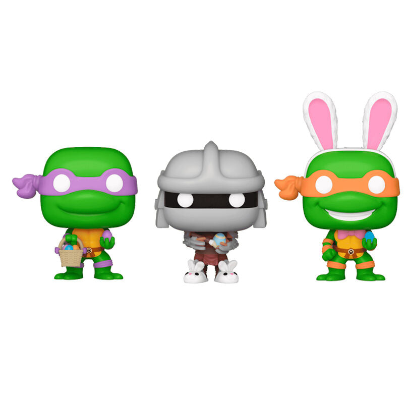 Blister 3 figuras Carrot Pocket POP Tortugas Ninja Donatello Shredder Mi