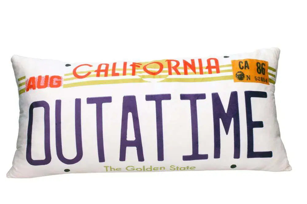 BTTF OUT A TIME RECTANGULAR Cojín
