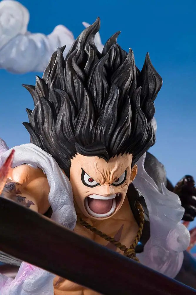 One Piece Figuarts ZERO Extra Battle Estatua PVC Monkey D. Luffy Gear 4 Snake Man King Cobra 21 cm