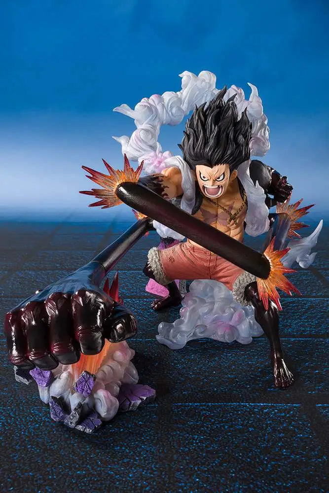 One Piece Figuarts ZERO Extra Battle Estatua PVC Monkey D. Luffy Gear 4 Snake Man King Cobra 21 cm