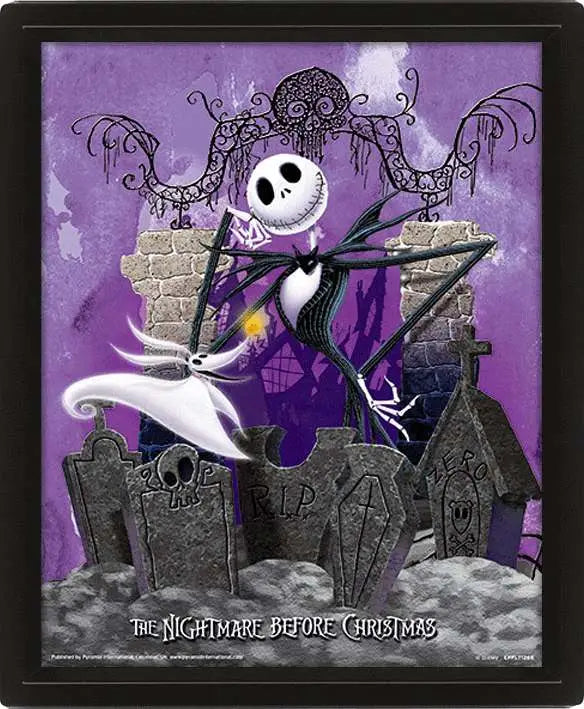 NIGHTMARE BEFORE CHRISTMAS 3D LENTICULAR Póster Frikytopia