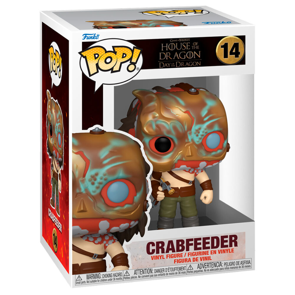 La casa del dragón Figura POP! TV Vinyl Crabfeeder 9 cm