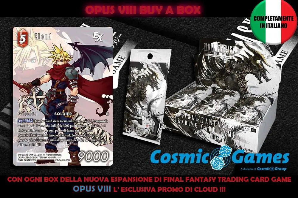 FFTCG OPUS VIII BOOSTERS Caja ITALIAN(36) Frikytopia