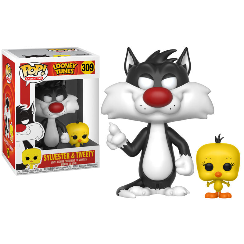 Looney Tunes POP! Television Vinyl Figura Sylvester & Tweety 9 cm Frikytopia