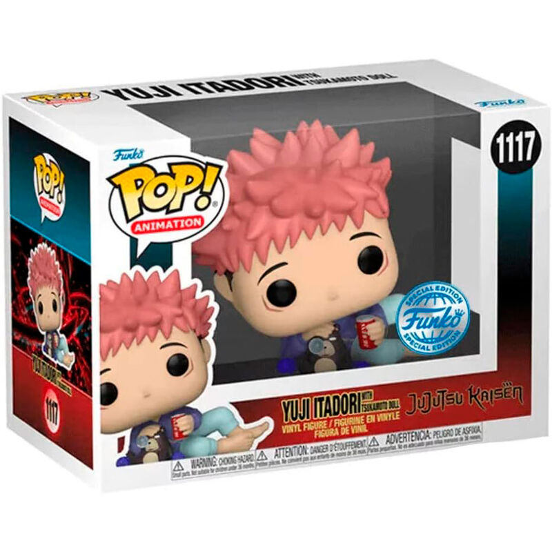 Funko pop jujutsu kaisen itadori con muñeco tsukamoto exclusivo Frikytopia