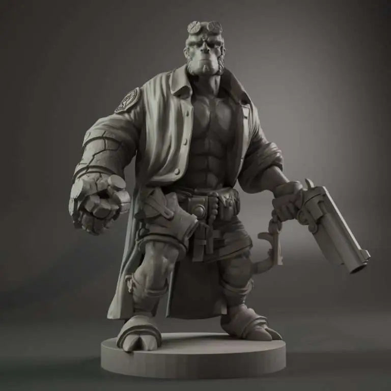 HELLBOY PAINTSET WITH Figura