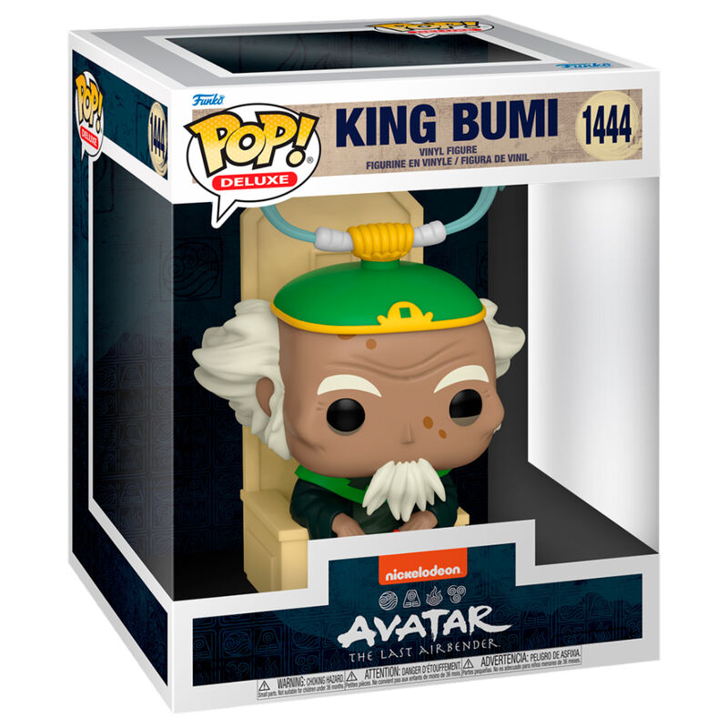 Avatar: la leyenda de Aang Figura POP! Deluxe Vinyl King Bumi 9 cm Frikytopia