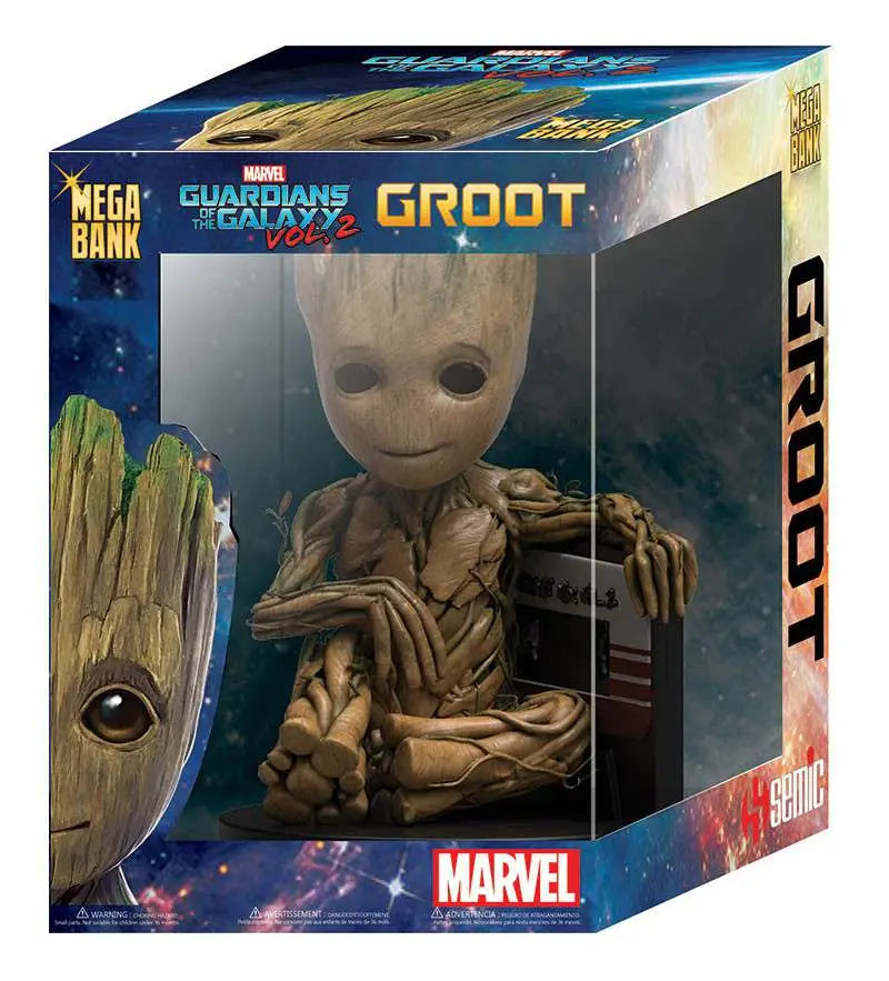 Figura hucha Baby Groot Cassette Guardianes de la Galaxia 2 Marvel