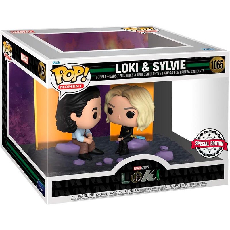 Figura POP Moment Marvel Loki - Loki and Sylvie Exclusive Frikytopia