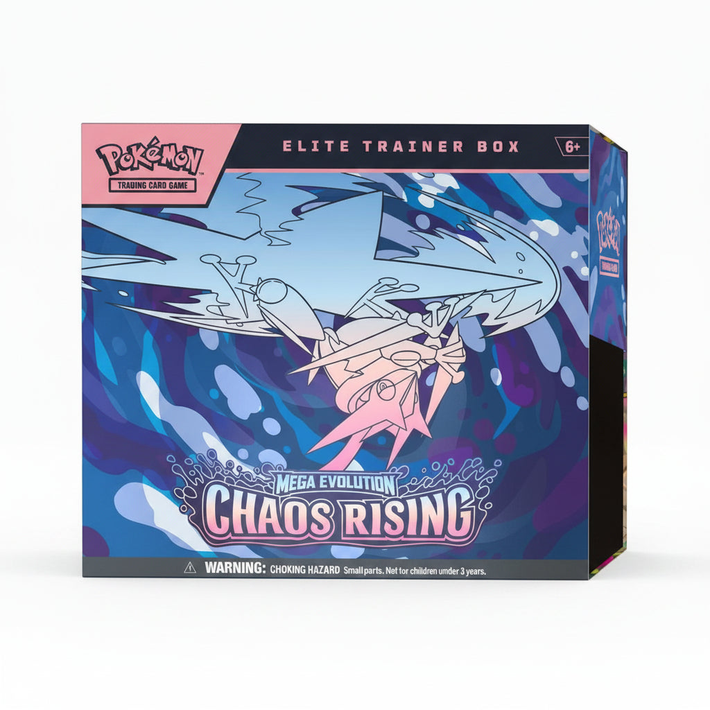 POKEMON TCG MEGA EVOLUTION - CHAOS RISING - ELITE TRAINER BOX INGLÉS Frikytopia
