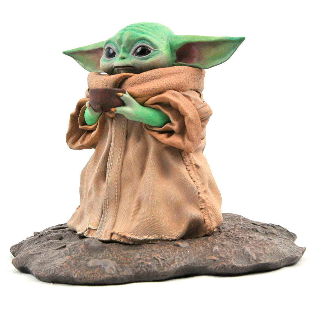 Figura diamond collection star wars the mandalorian the child con sopa r