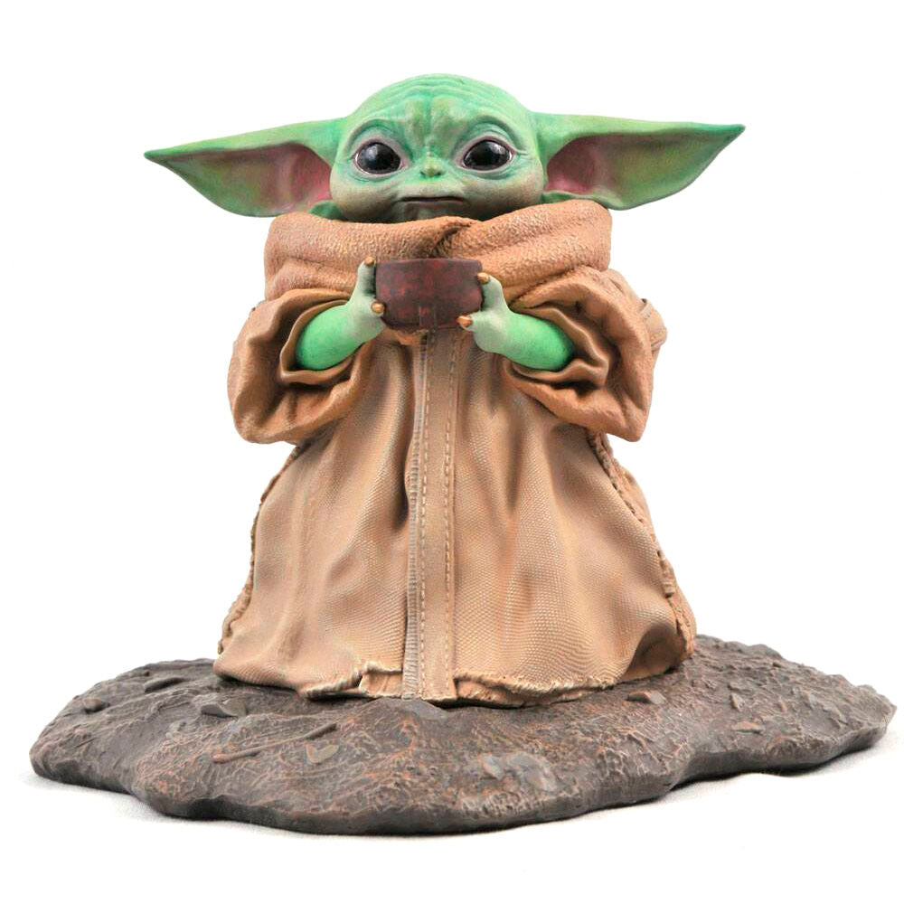 Figura diamond collection star wars the mandalorian the child con sopa r
