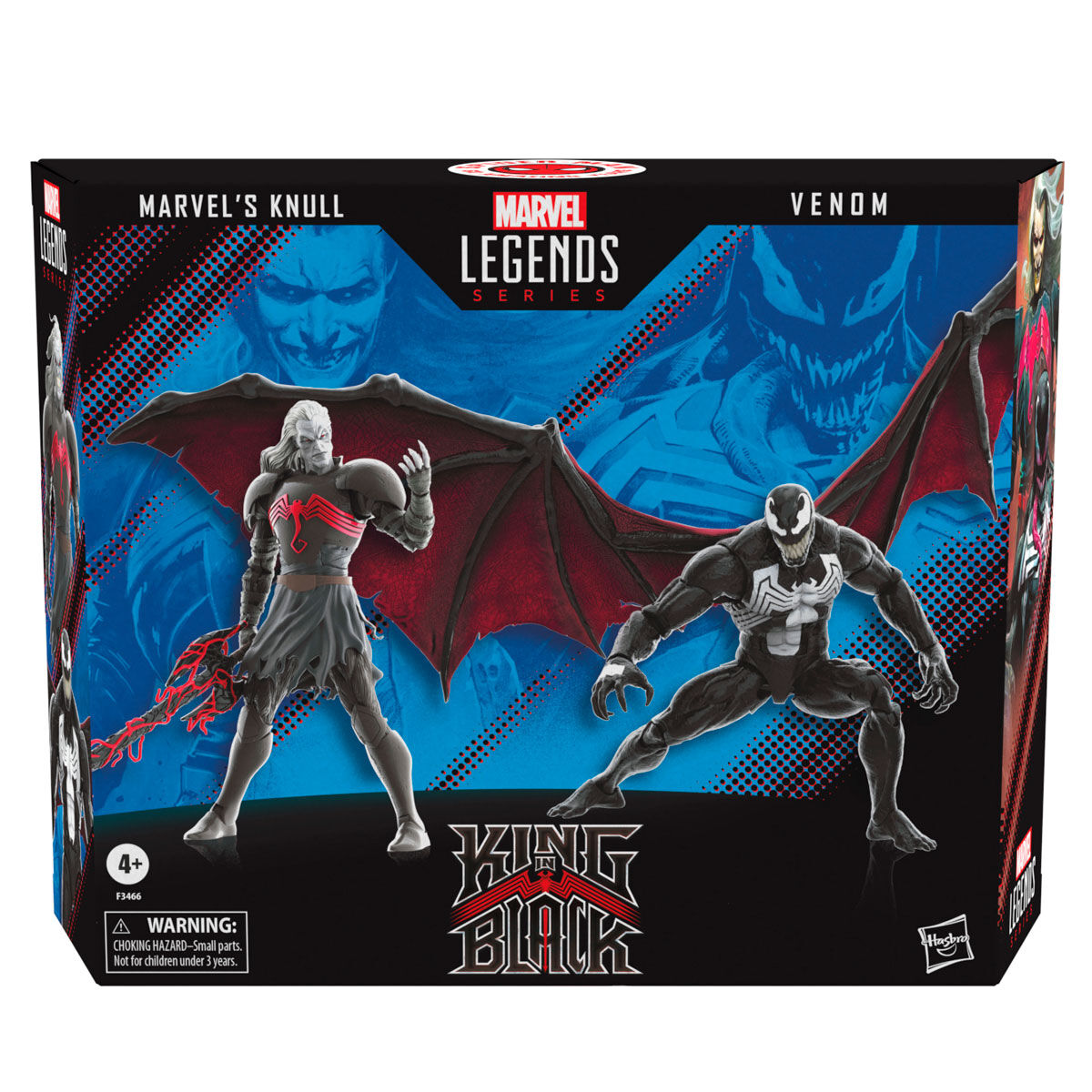 Blister 2 figuras Marvel Knull y Venom King in Black Marvel Legends 15cm Frikytopia