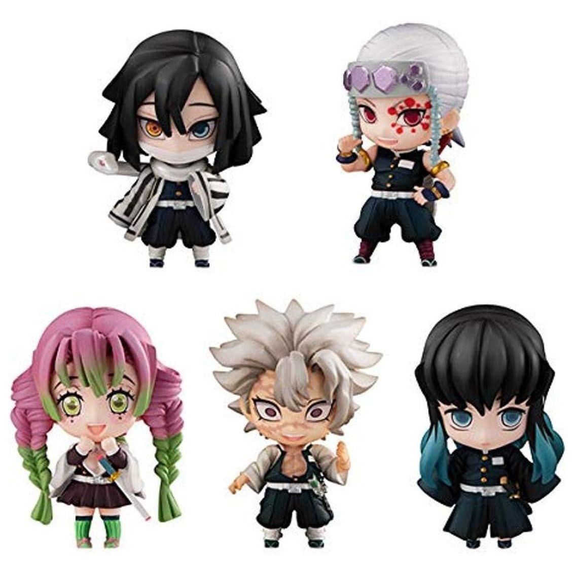 Pack 5 figuras megahouse demon slayer kimetsu no yaiba sailor tanjiro &