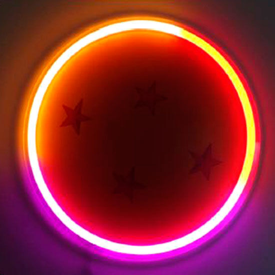 Mural lampara neon teknofun madcow entertainment dragon ball z bola Frikytopia
