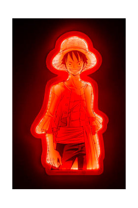 Mural lampara neon teknofun madcow entertainment one piece luffy 30 Frikytopia