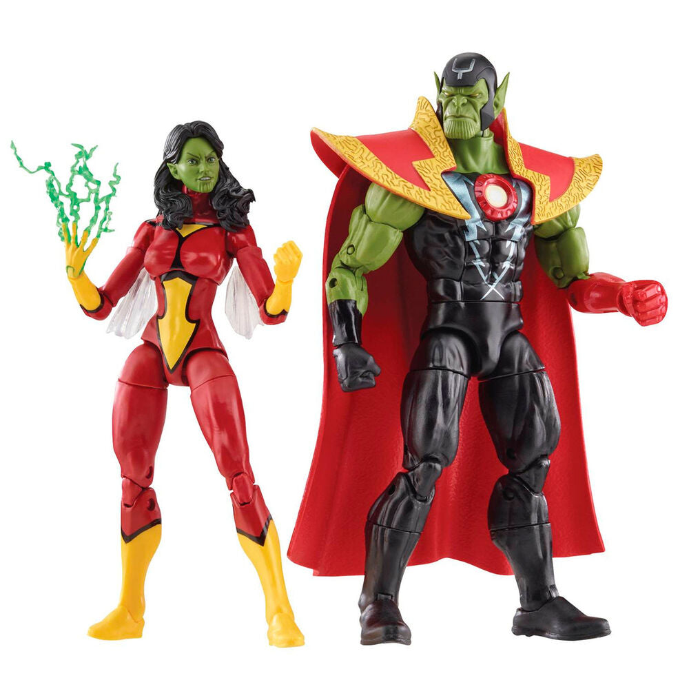 Figuras Skrull Queen & Super Skrull Beyond Earth Mightiest Los Venga Frikytopia
