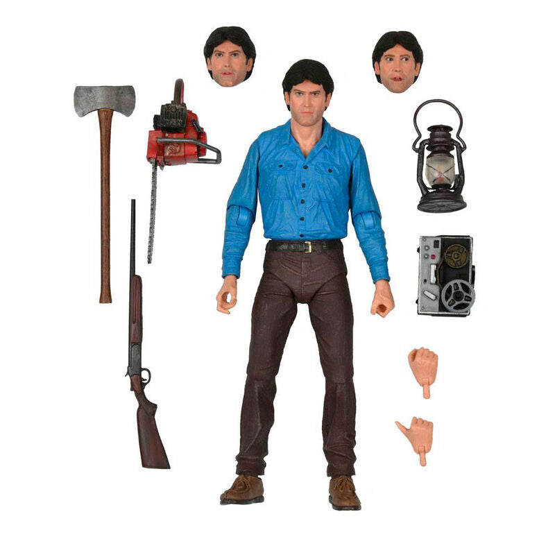 Figura neca evil dead scale ultimate ash 40 aniversario 18 cm Frikytopia