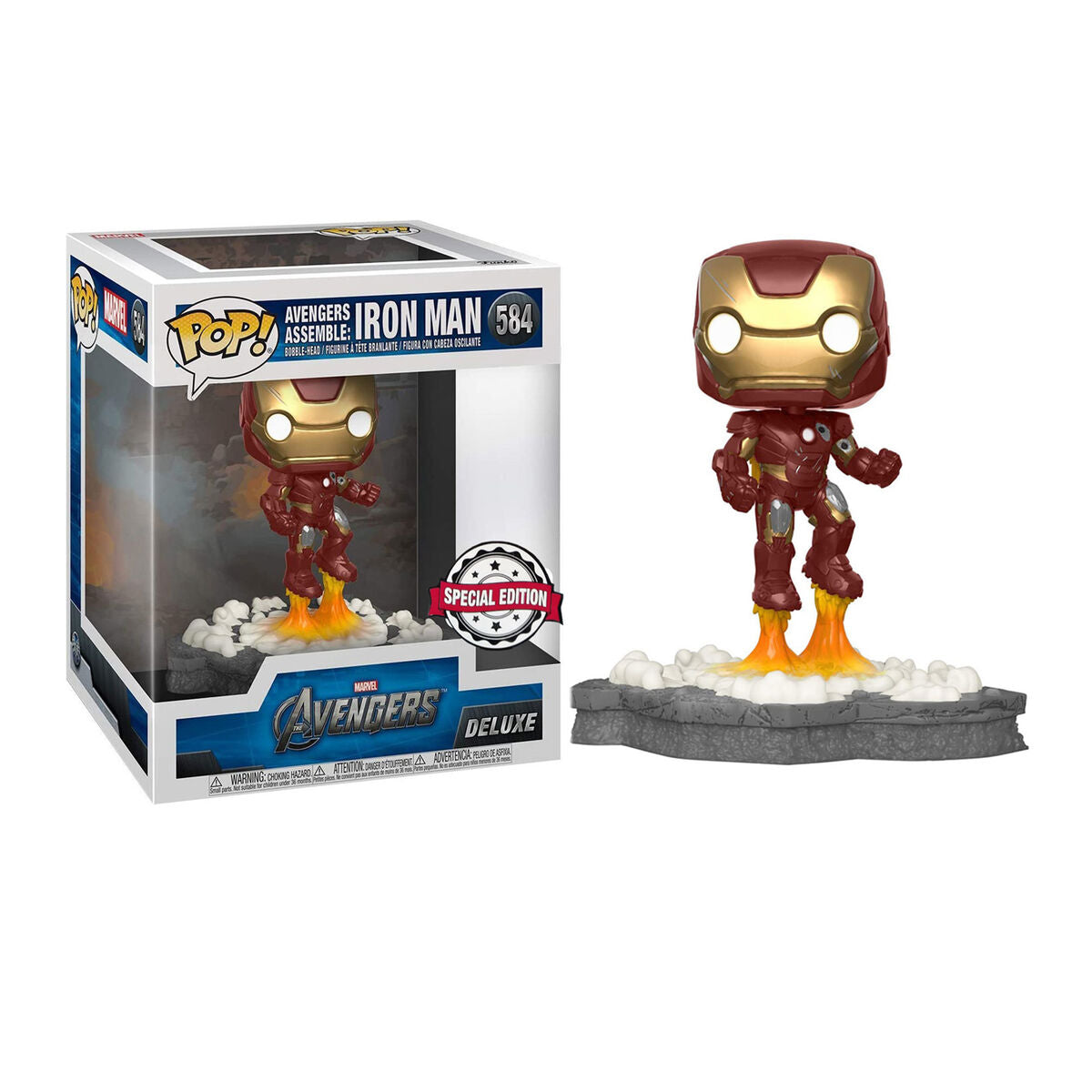 Funko pop deluxe marvel los vengadores iron man assemble 45610