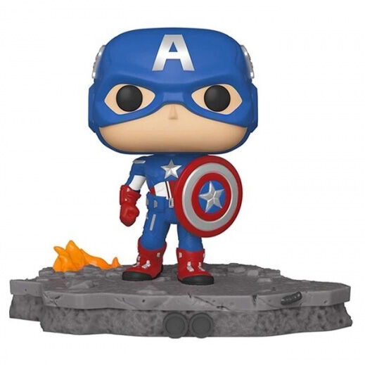 Funko pop deluxe marvel los vengadores avengers capitan america asse