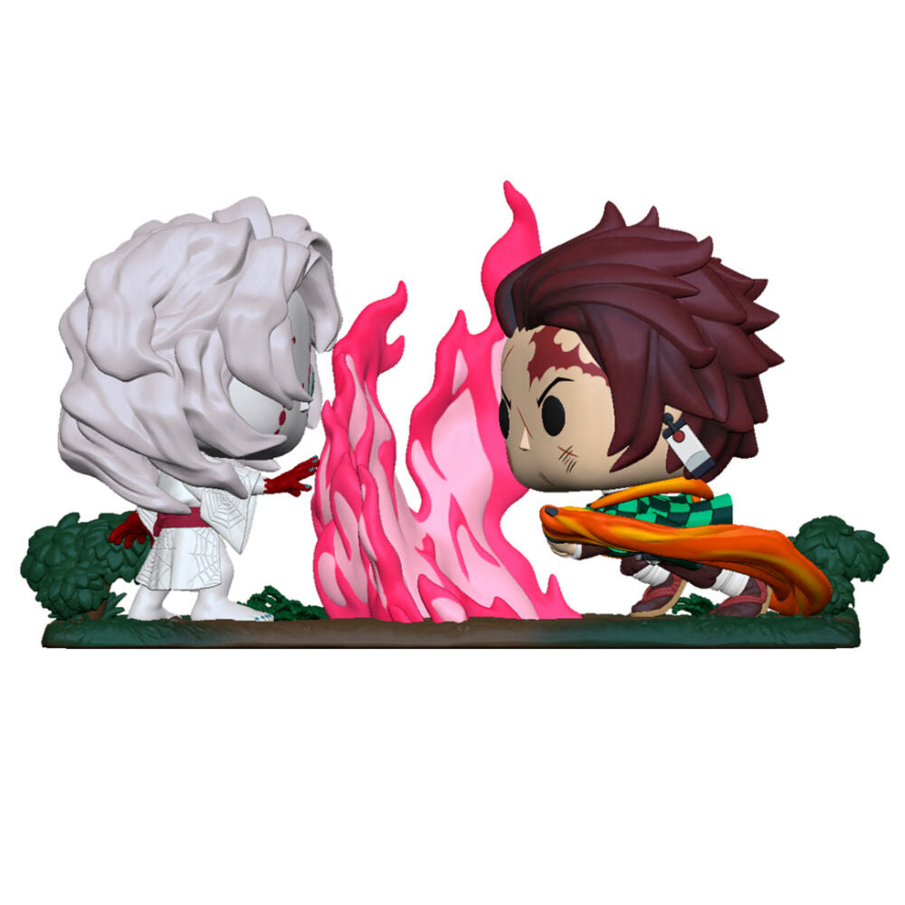 Funko pop moment animacion demon slayer kimetsu no yaiba tanjiro vs Frikytopia