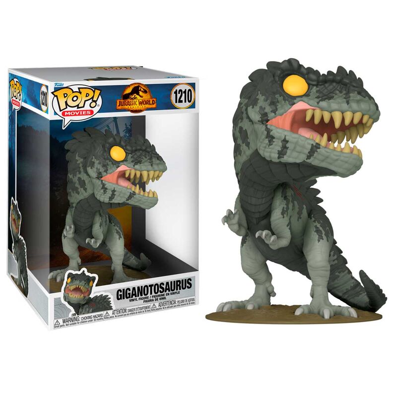 Funko pop jumbo cine jurassic park world dominion giganotosaurus 553