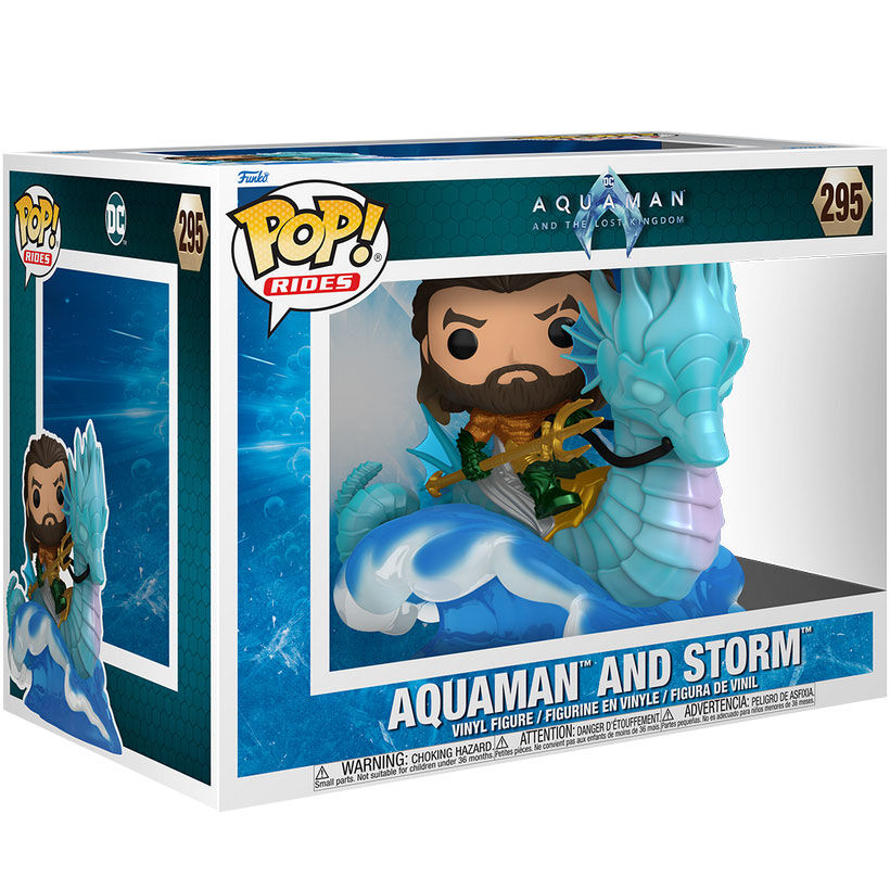 Funko pop ride deluxe dc comics aquaman and the lost kingdom aquaman en storm 67577 Frikytopia
