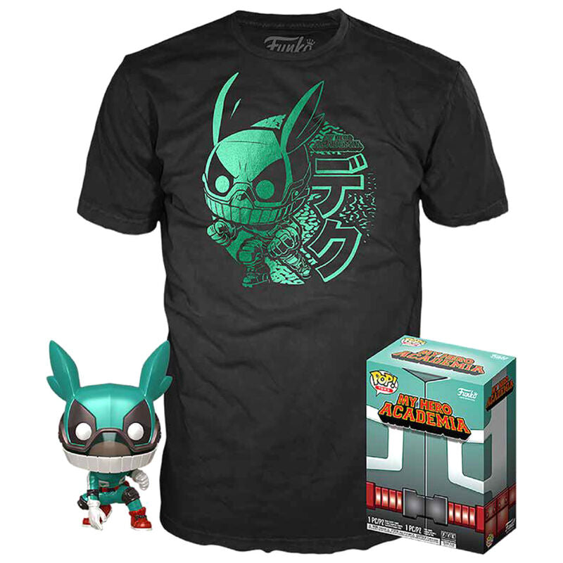 Set figura POP & Tee My Hero Academia Deku with Helmet Frikytopia