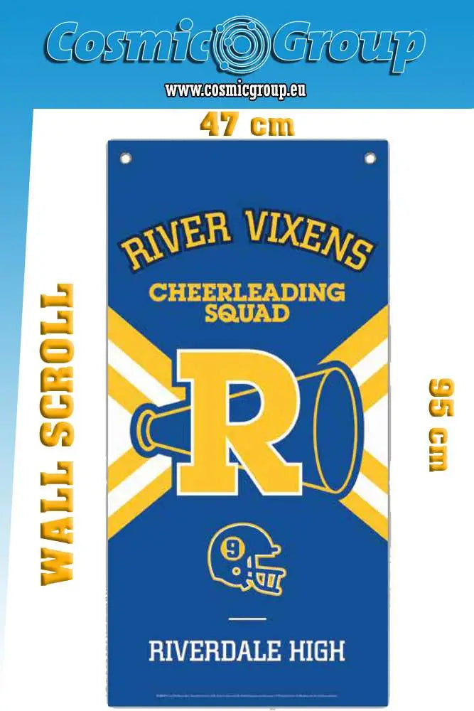 RIVERDALE CHEEERLEADING WALL BANNER Frikytopia