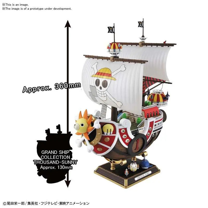 Figura Model Kit Thousand Sunny Land Of Wano One Piece 30 cm