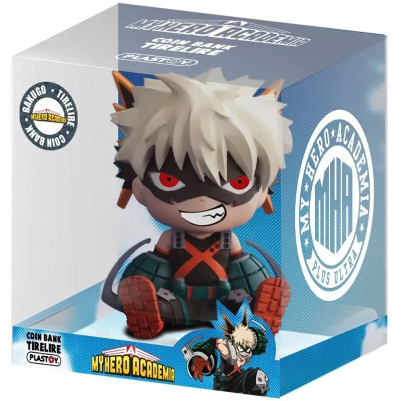 Figura hucha plastoy my hero academia katsuki bakugo tirelire re - r
