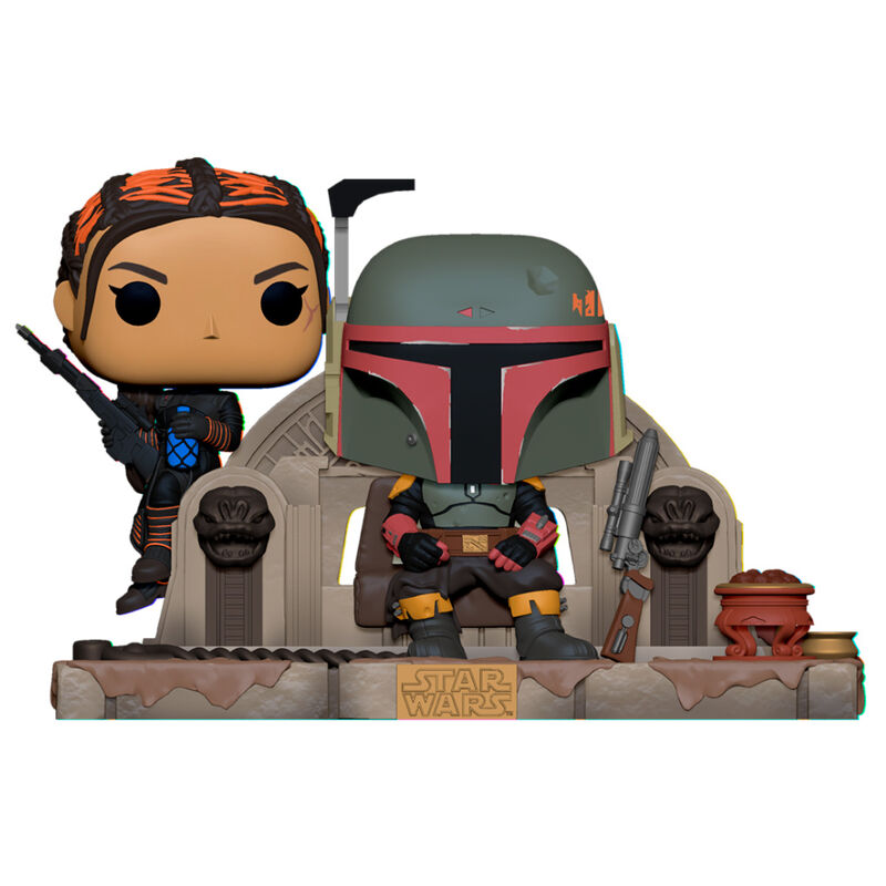 Funko pop moment star wars the mandalorian boba fett & fennec shand Frikytopia