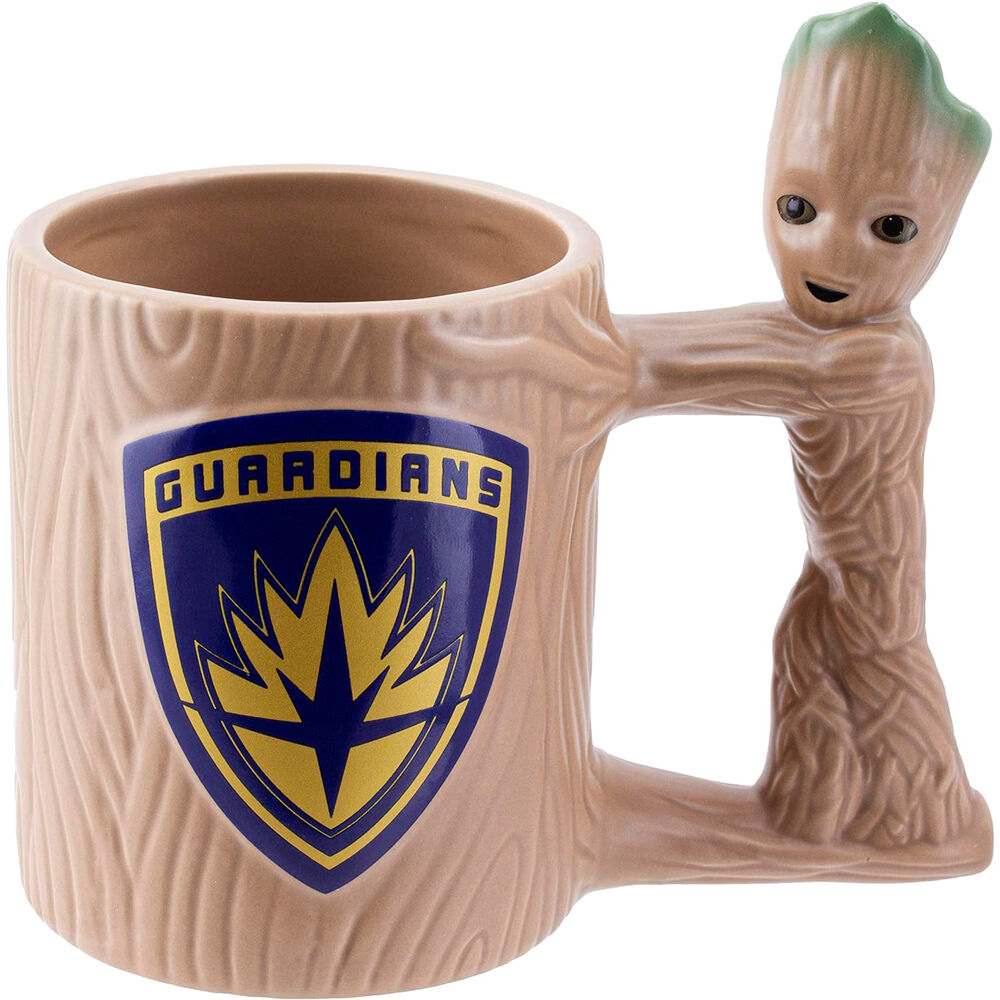 Taza 3d paladone marvel guardianes de la galaxia groot Frikytopia