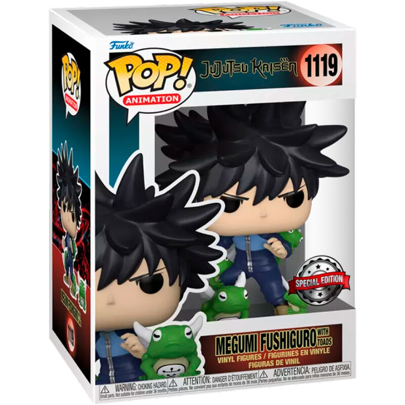 Funko pop jujutsu kaisen megumi con sapos 64495 Frikytopia