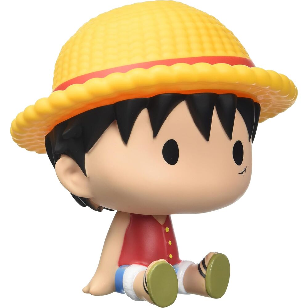 Figura hucha plastoy one piece luffy chibi Frikytopia