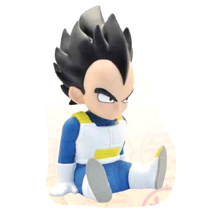 Figura hucha plastoy vegeta sentado chibi 15 cm pvc dragon ball Frikytopia