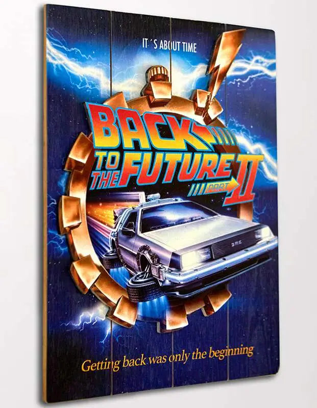 BTTF WOOD Póster 2