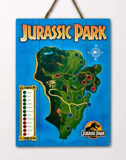 JURASSIC PARK WOODEN Póster